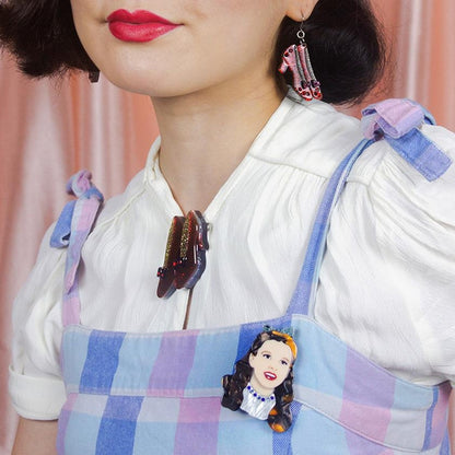 Erstwilder - Wizard of Oz - Dorothy Gale Brooch - 20th Century Artifacts