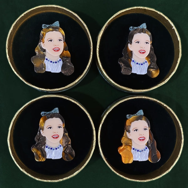 Erstwilder - Wizard of Oz - Dorothy Gale Brooch - 20th Century Artifacts