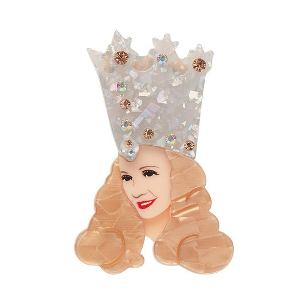 Erstwilder - Wizard of Oz - Glinda the Good Witch Brooch - 20th Century Artifacts