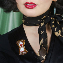 Load image into Gallery viewer, Erstwilder - Wizard of Oz - Hourglass Brooch - 20th Century Artifacts