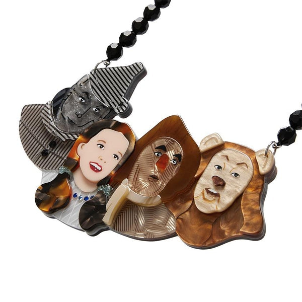 Erstwilder - Wizard of Oz - Merry Old Land of Oz Necklace (imperfect) - 20th Century Artifacts