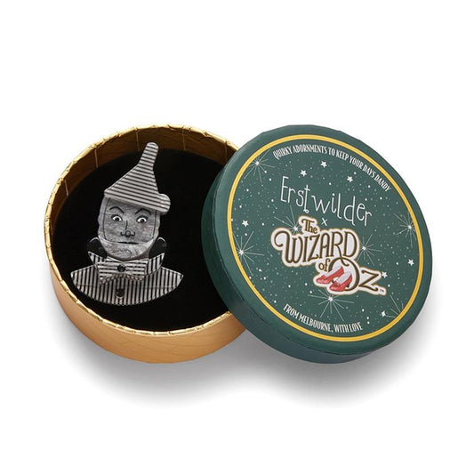 Erstwilder - Wizard of Oz - Tin Woodman Brooch - 20th Century Artifacts