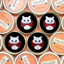 Load image into Gallery viewer, Erstwilder - Wrapped Up in Love Kitten Brooch - 20th Century Artifacts