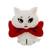 Load image into Gallery viewer, Erstwilder - Wrapped Up in Love Kitten Brooch - 20th Century Artifacts