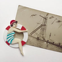 Load image into Gallery viewer, Kirbee Lawler - Life Ring Lass Brooch (2016) - 20th Century Artifacts