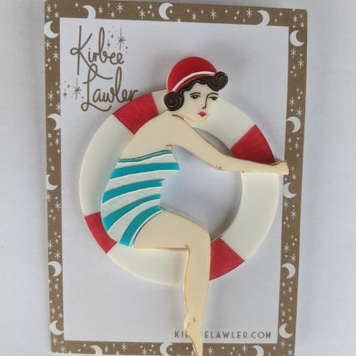 Kirbee Lawler - Life Ring Lass Brooch (2016) - 20th Century Artifacts