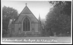 Postcard - St Mathew's Church, New Norfolk, Tasmania circa 1950 - 20th Century Artifacts