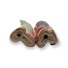 Load image into Gallery viewer, Salt &amp; Pepper Shakers - Anthropomorphic Eggplant &amp; Bean - 20th Century Artifacts