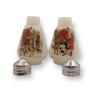 Salt & Pepper Shakers - Hunting Scenes - 20th Century Artifacts