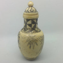 Load image into Gallery viewer, Snuff Bottle - Carved Bone Erotic Couple 5 of 5 - 20th Century Artifacts