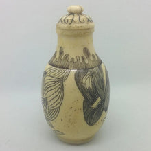 Load image into Gallery viewer, Snuff Bottle - Carved Bone Erotic Lady 4 of 5 - 20th Century Artifacts
