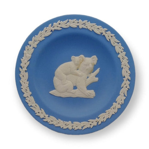 Wedgwood Jasperware Plate - Australian Native Animals - Koala - 20th Century Artifacts